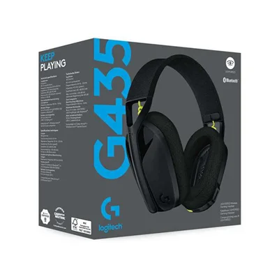 هدست گیمینگ وایرلس و بلوتوث لاجیتک مدل Logitech g-435 light speed