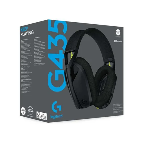 هدست گیمینگ وایرلس و بلوتوث لاجیتک مدل Logitech g-435 light speed