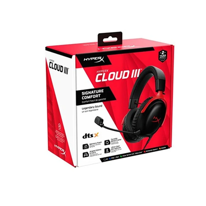 هدست گیمینگ وایرلس هایپر ایکس مدل Cloud III