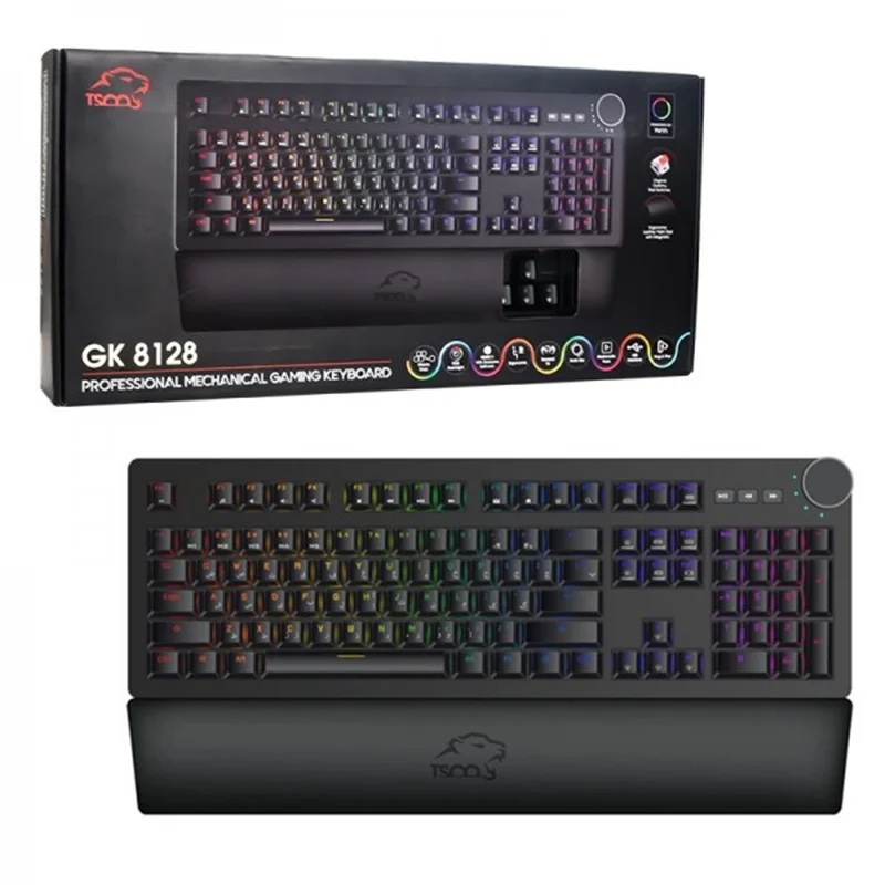 کیبورد با سیم گیمینگ تسکو مدل GK 8128